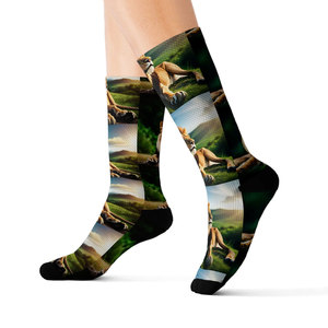 Calcetines gruesos y suaves, cálidos para el invierno, calcetines de algodón para yoga, cómodos calcetines deportivos de corte bajo que absorben la humedad - Product Image 1