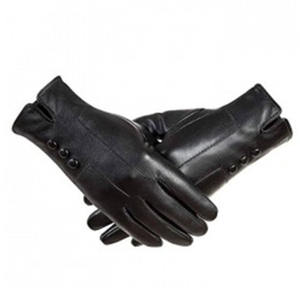 Gants en cuir pour femmes pour Costumes de soirée Gants en cuir décontractés d'hiver - Product Image 5