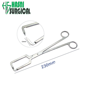 Ensemble d'instruments manuels en acier inoxydable certifié CE ISO Hasni Surgical, pince à perforer à bras articulé - Utilisation hospitalière, garantie 1 an - Product Image 2