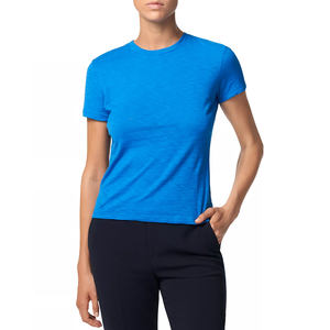 T-shirts courts pour femmes de haute qualité, respectueux de la peau, T-shirts de marque personnalisée, T-shirt court uni OEM ODM pour fille - Product Image 3