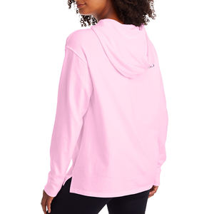 Professional Customized Logo Printing Light Weight OEM ODM <b>Fleece</b> Material <b>Women</b> Pullover Hoodies - Product Image 6