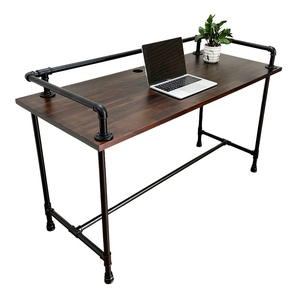 Contemporary Industrial Design <b>Solid</b> <b>Wood</b> 140x60cm HBON012 Writing <b>Desk</b> for Study & Office Use - Product Image 1