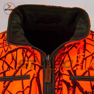 Veste de pluie de pêche camouflage à coquille souple pour hommes personnalisée hiver imperméable respirant ensemble de chasse en plein air pour adultes motif imprimé - Product Image 2
