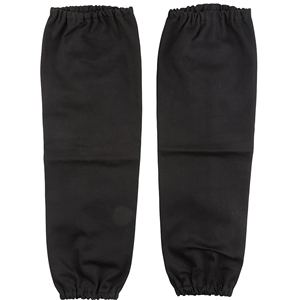 Venta al por mayor de cuero Premium mangas de soldadura personalizable OEM ODM resistente al calor ropa de trabajo de seguridad protección del brazo - Product Image 4