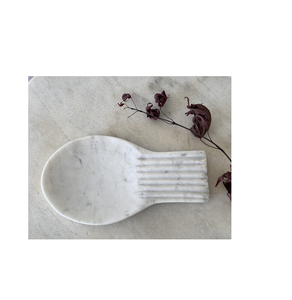 Cuchara de mármol Resto Mármol Color blanco Cuchara Tenedor Resto Soporte para cocinar Cuchara Organizador - Product Image 6