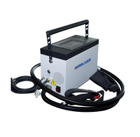 Machine de décapage de la rouille au laser à fibre portable 100 W, nettoyage industriel de haute précision pour la suppression de la rouille, de l'oxyde, de la peinture et de l'huile