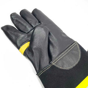 Gants de sécurité en cuir de meilleure qualité, prix de gros, résistance à la chaleur de qualité supérieure, service OEM, gants de sécurité - Product Image 3