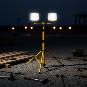 ขาตั้งกล้องโปรเจคเตอร์ Tiger 2x100W LED พร้อมโปรเจคเตอร์ไฟทำงานสองดวง - Product Image 3