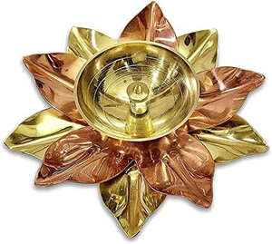 Diya ทองเหลืองตกแต่ง akhand Diya สำหรับตกแต่งบริษัทผลิตที่ใหญ่ที่สุด - Product Image 2