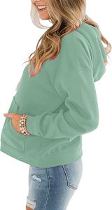 : Personnalisé à manches longues femmes sweats à capuche surdimensionné fermeture éclair à capuche ensemble grande taille mode hiver Streetwear tenue - Product Image 3
