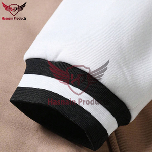 Chaqueta recortada alta de hombre de fabricante OEM soporte de invierno Chenille bordado escuela estampado Streetwear Varsity béisbol personalizado - Product Image 4