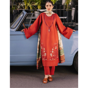 Shalwar Kameez de Diseño 2024, Estilo Boutique, Informal, para Fiesta, Moda India y Pakistaní, Transpirable, de Poliéster y Algodón - Product Image 3