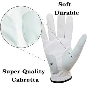 Vente en gros de gants de golf colorés en cuir respirant et confortable gants de golf unis de haute qualité gants de haute qualité - Product Image 6