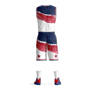 Diseño de alto rendimiento, su propio nombre y logotipo de número, uniforme de baloncesto de color sólido, uniformes sublimados - Product Image 3