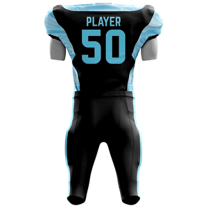 Maillot de football américain professionnel sur mesure uniforme à manches courtes vêtements d'équipe sublimés - Product Image 3