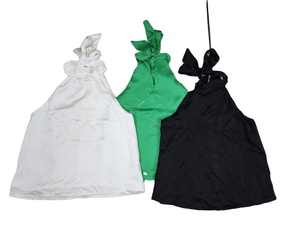 Señoras transpirable fabrica camisetas sin mangas listas para usar vestido sexy al por mayor stock lote producto Bangladesh - Product Image 3