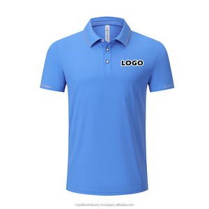 Ropa deportiva al aire libre para hombre, camisa de manga corta, moderno diseño personalizado, camisa de Golf, tela que absorbe la humedad, mercado de Europa occidental - Product Image 5