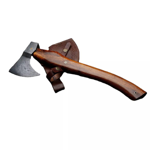 Wholesale Customized Top Quality OEM ODM Service Professional <b>Axe</b> Dual Blade <b>Chopping</b> and Camping Hatchet with Ash Wood Handle - Product Image 5