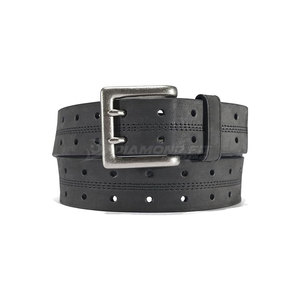Dernier modèle de ceinture en cuir pour hommes Ceinture à boucles ardillon bon marché avec logo personnalisé fabriquée au Pakistan - Product Image 1