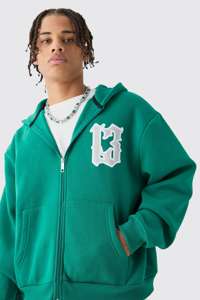 100% มีฮู้ดแขนยาวผ้าฝ้ายทรงโอเวอร์ไซส์ออกแบบโลโก้ได้ตามต้องการสำหรับผู้ชาย - Product Image 3