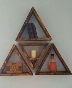 Decoración de Pared de Madera Natural Pulida, Panel de Madera Hecho a Mano, Diseño Artesanal para el Interior del Hogar, Sala de Estar - Product Image 3