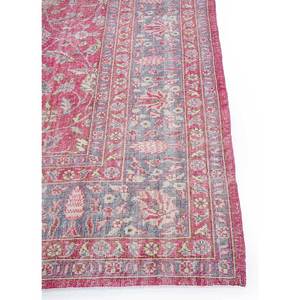 พรมขนสัตว์ทอมือลายดอกไม้สีแดงส้ม รุ่น Pae-233 ขนาดใหญ่ สไตล์วินเทจ สำหรับห้องนั่งเล่น ห้องโถง ทางเดิน เหมาะสำหรับวัยรุ่น รูปทรงสี่เหลี่ยมผืนผ้า - Product Image 4