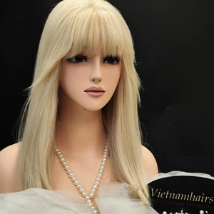 Venta al por mayor 2025: Peluca de cabello humano Remy vietnamita 100% virgen de la mejor calidad con base de seda, cierre 4x4, cutícula completa y encaje HD transparente. ¡Oferta caliente! - Product Image 1