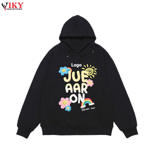 Hombres pullover hoodies logotipo personalizado Puff impresión Hoodie Pullover Hoodies - Product Image 5