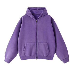 Sweat-shirt à capuche vintage unisexe en molleton de coton surdimensionné avec options d'impression par sublimation personnalisées - Product Image 1