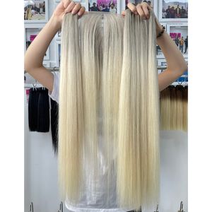 ผมมนุษย์ผมตรงกระดูกแบบสองชั้น100% ผมคนจากเวียดนาม - Product Image 6