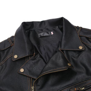 Veste en cuir en gros 100% cuir véritable Veste homme Nouvelle veste en cuir de motard décontractée et élégante pour homme - Product Image 4