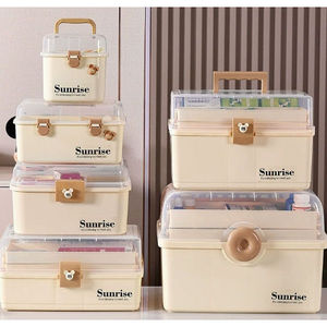 กล่องปฐมพยาบาลพกพา Sunrise FA-003 PP Buckle สำหรับอุปกรณ์ฉุกเฉินที่จำเป็น - Product Image 1