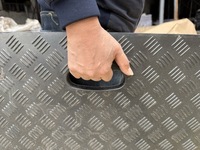 Rampe de protection de câbles robuste conforme à la norme ADA avec rampes latérales modulaires, rampe de protection de câbles à 3 canaux pour fauteuil roulant