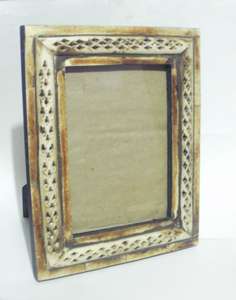 กรอบรูปลายกระดูกเรซินสีน้ำตาลทำมือสไตล์วินเทจกรอบรูปแกะสลักลวดลายที่ซับซ้อนของตกแต่งโต๊ะที่ไม่เหมือนใคร - Product Image 6