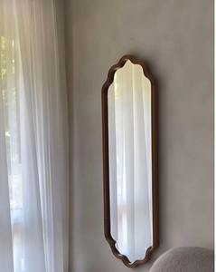 Handmade Art Deco Asymmetrical Full Length Wooden Wall <b>Mirror</b> Eco-Friendly Traditional Frame Home Decor at Best Price - Product Image 1