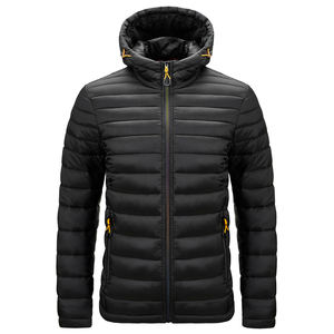 Veste de sport personnalisée 2025 pour hommes en laine chaude et respirante avec fermeture à glissière et logo brodé sur le devant en nylon à basse quantité minimale de commande - Product Image 6