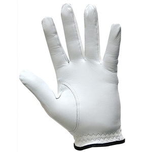 Fabricación de buena calidad Guantes de golf Personalizar Durable Hombres Cuero Cabretta Estándar Internacional Piel de oveja de alta calidad - Product Image 3
