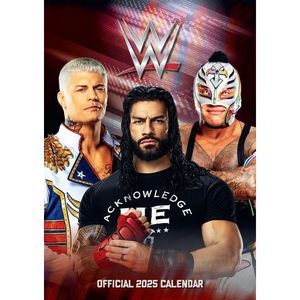 ปฏิทินตั้งโต๊ะ WWE สำหรับผู้ชาย ปี 2025 ปฏิทินกระดาษสำหรับใช้แสดงวันที่ บันทึกข้อความ และโปรโมชั่น - Product Image 1