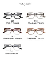 Nouveaux montures de lunettes transparentes oeil de chat pour tous les visages Anti lumière bleue lunettes plates carré grand cadre de lunettes en gros