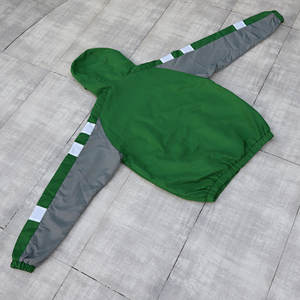 OEM vente chaude nouvelle mode hommes automne coupe-vent veste imperméable coupe-vent réversible respirant avant personnalisable - Product Image 2