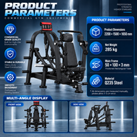 Appareil de musculation BN Gym pour le remodelage du haut du corps, machine à tractions à charge de plaques pour la musculation des pectoraux et du dos