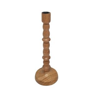 Portavelas de madera, soporte de vela de Metal de diseño de lujo de Color marrón para decoración de hogar y boda hecha a mano - Product Image 2
