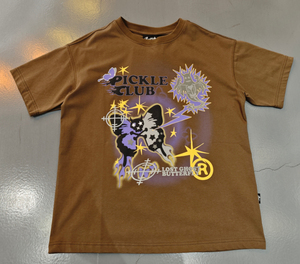 เสื้อยืดทรงบ็อกซี่โอเวอร์ไซส์ผู้ชาย ผ้าเจอร์ซีย์ 260 กรัม พิมพ์ลายโลโก้แบบพัฟฟ์ 100% ผ้าฝ้าย สกรีนลายตามสั่ง สไตล์ลำลองแนวสตรีทแวร์ - Product Image 1