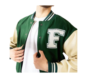 Offre Spéciale veste universitaire en laine d'hiver lourde veste de baseball à capuche avec logo personnalisé manches en cuir brodées caractéristiques classiques - Product Image 3