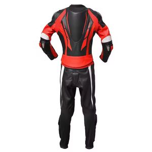 Recién llegado, trajes de carreras de motos de cuero transpirables personalizados en Color naranja y negro, impermeables y cómodos para todas las estaciones - Product Image 2