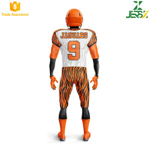 Conjuntos de uniformes de fútbol americano 100% poliéster transpirable impreso sublimado personalizable Unisex ropa deportiva para adultos - Product Image 5