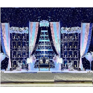 Islamic nikah เทียนโลหะเวทียืนสำหรับตกแต่งงานแต่งงาน - Product Image 1