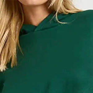 New Arrival Custom Logo <b>Green</b> Crop Sweatsuits Hooded Pullover Tracksuits For <b>Women's</b> Outdoor Breathable Highstreet <b>Women</b> Jogger - Product Image 6