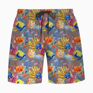 Mens Swim Shorts 5 Inch <b>Bathing</b> Suits Quick Dry Mesh Liner Lightweight Swimwear with Side Pockets Casual Beach Shorts - Product Image 2