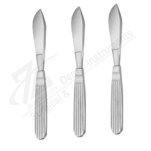 Cuchillos de autopsia interóseos de 80mm de longitud de hoja manual con mango de metal para amputar cartílago - Product Image 1